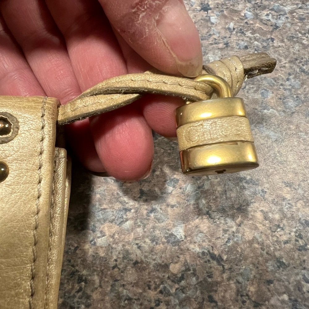 Chloe Metallic Gold Wallet - Picture 4 of 13